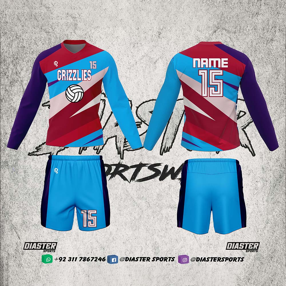 Long Sleeve Volleyball Uniforms