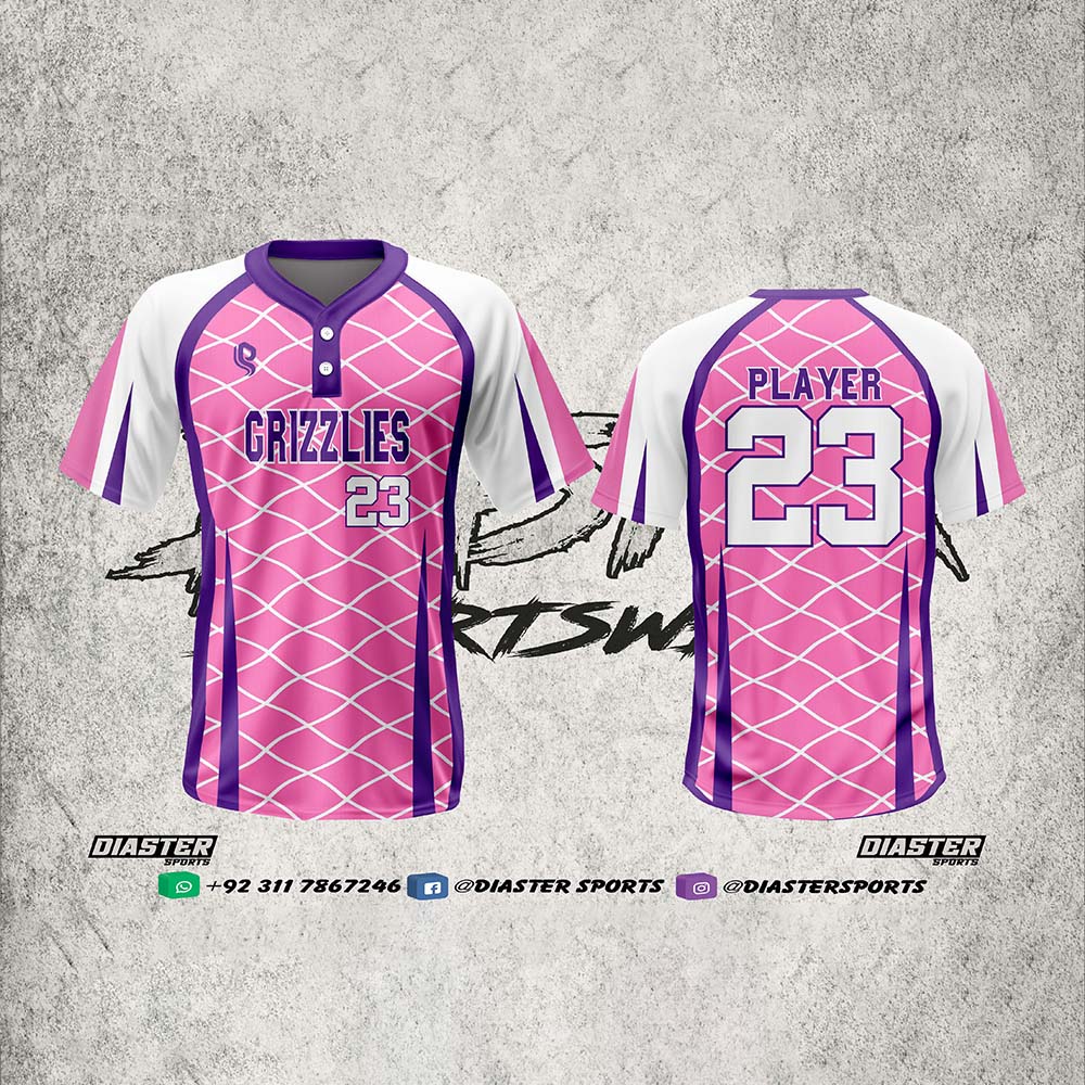 Diaster Sports Men�s 2-Button Baseball Shirts