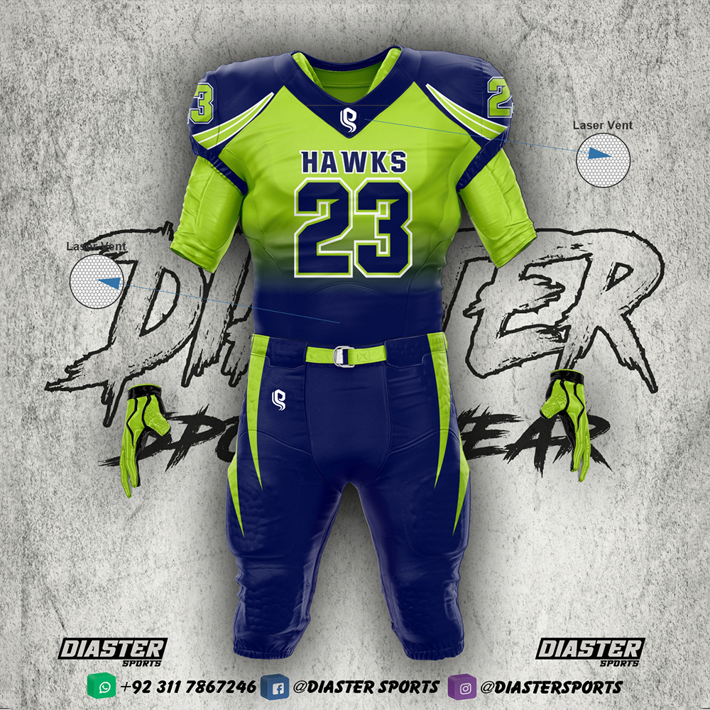 Sublimation American Football Uniforms – Diaster Sports