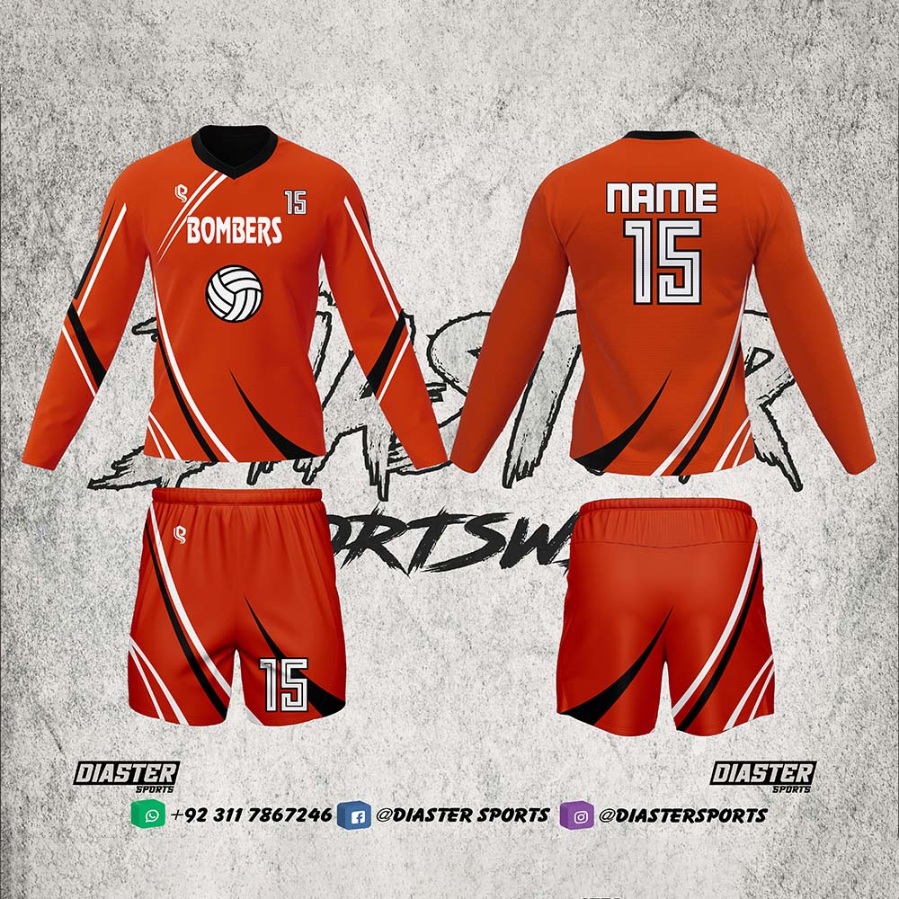 Long Sleeve Volleyball Uniforms