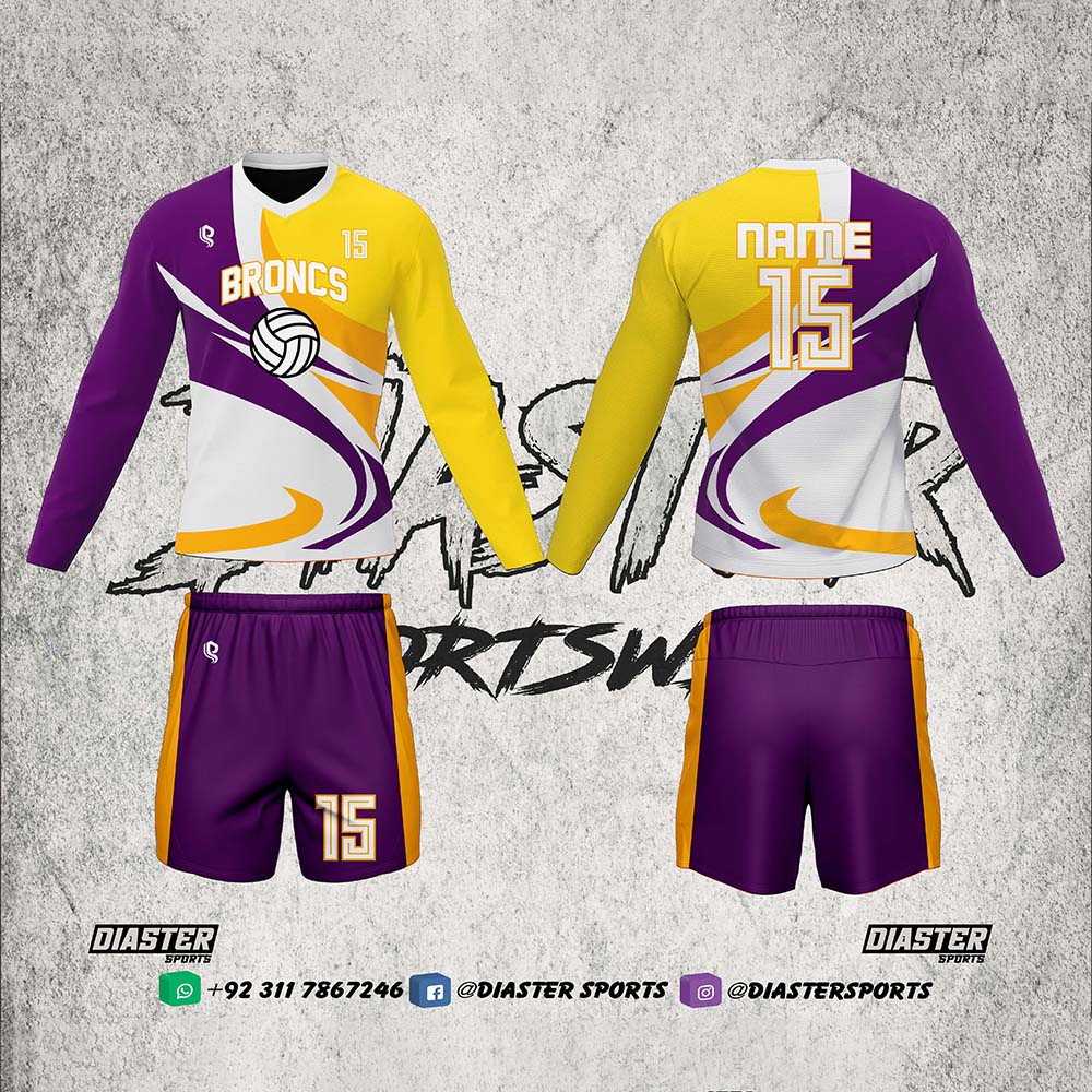 Long Sleeve Volleyball Uniforms