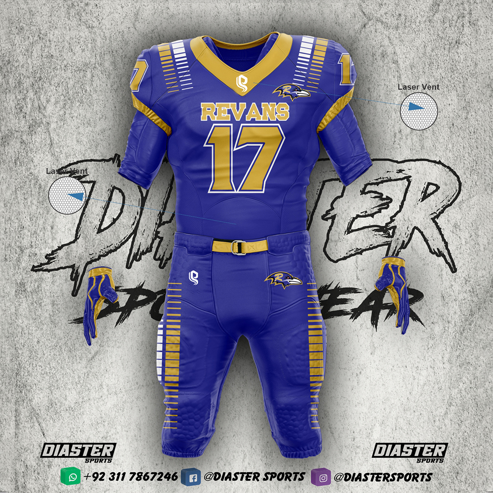 Sublimation American Football Uniforms – Diaster Sports