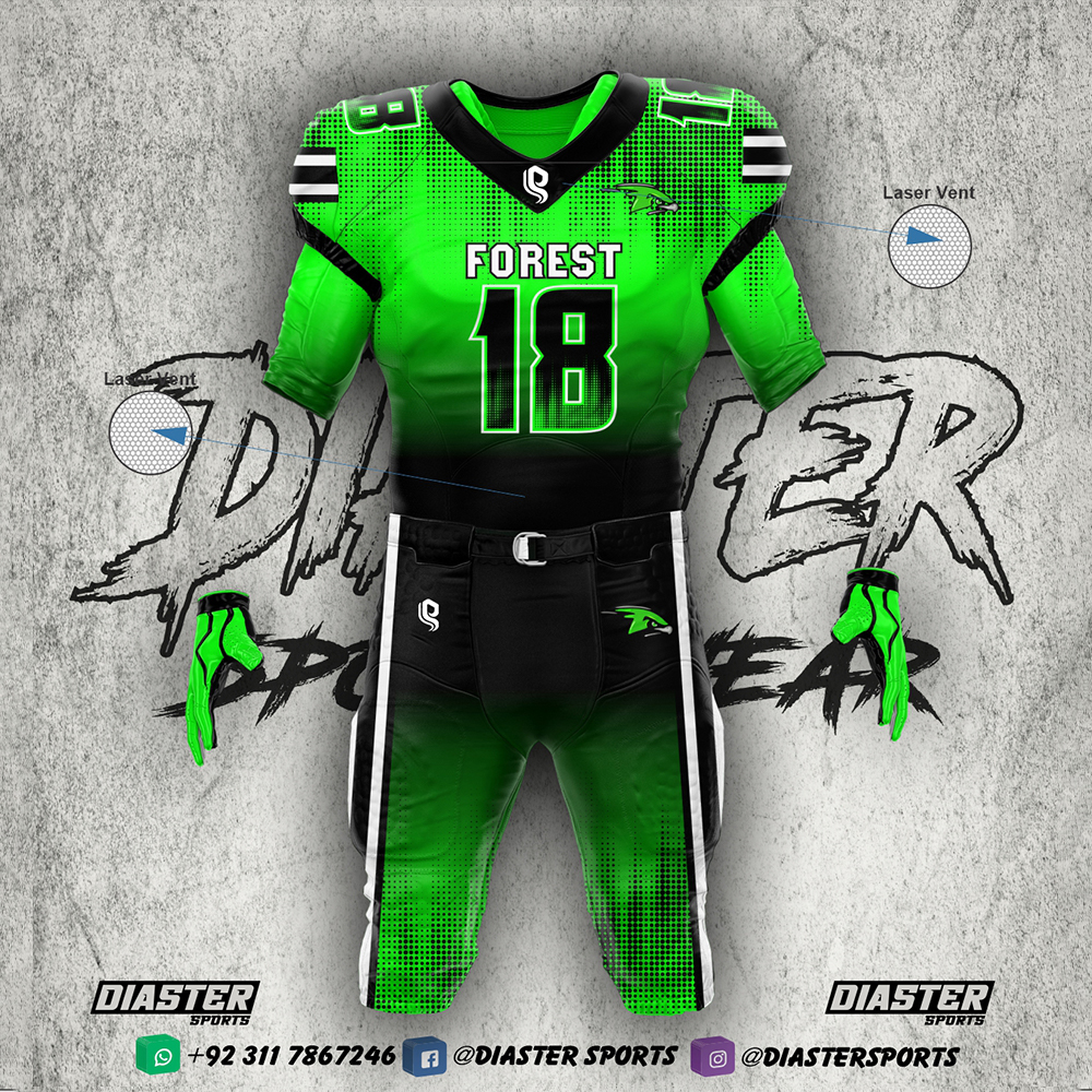 Sublimation American Football Uniforms – Diaster Sports